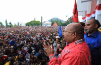 Ribuan Warga Papua Turun ke Jalan Protes Penangkapan Mahasiswa di Surabaya